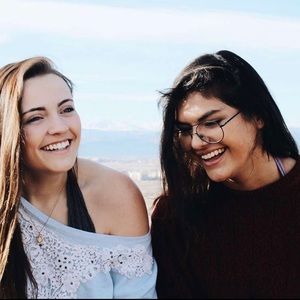 Off the shoulder sweater with lace details